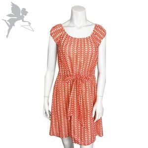 THEORY Polka dot elastic waist mini dress